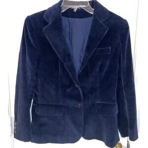 Vintage Peabody House Corduroy Dark Blue Blazer sz 9/10 EUC